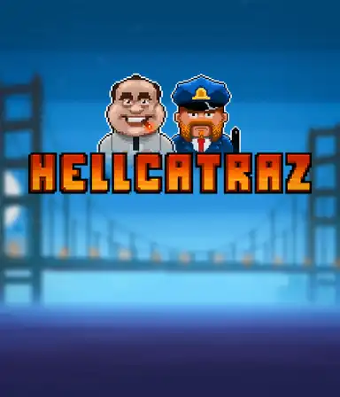 Imagem cativante de Hellcatraz da Relax Gaming, mostrando gráficos coloridos e mecânicas de jogo únicas. Viva o aventura dos jogos temáticos de prisão com ícones como guardas, prisioneiros e chaves.