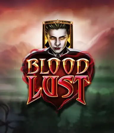 The captivating game interface of Blood Lust, showcasing elegant vampire icons against a mysterious nocturnal landscape. The visual emphasizes the slot's gothic aesthetic, alongside its distinctive features, attractive for those interested in dark, supernatural themes.